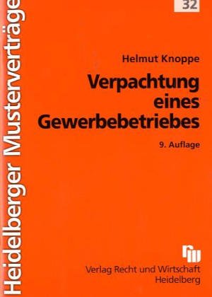 Verpachtung
